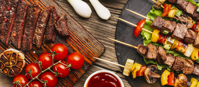 Viande grillée barbecue